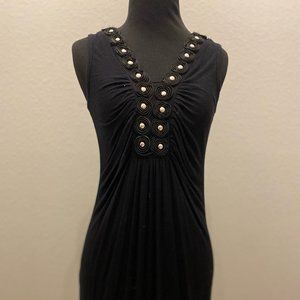 Pink Rose Black dress size M